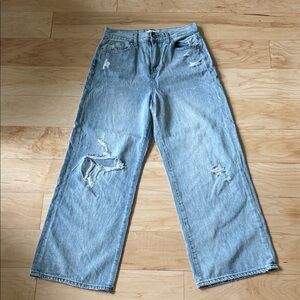 Pistola Light Blue Distressed Women Jeans